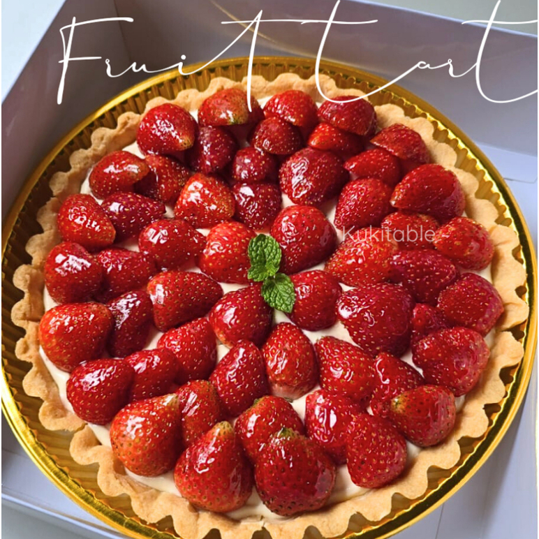 Kukitable - Fruit Tart / Fruit Pie / Pie Buah Diameter 20cm