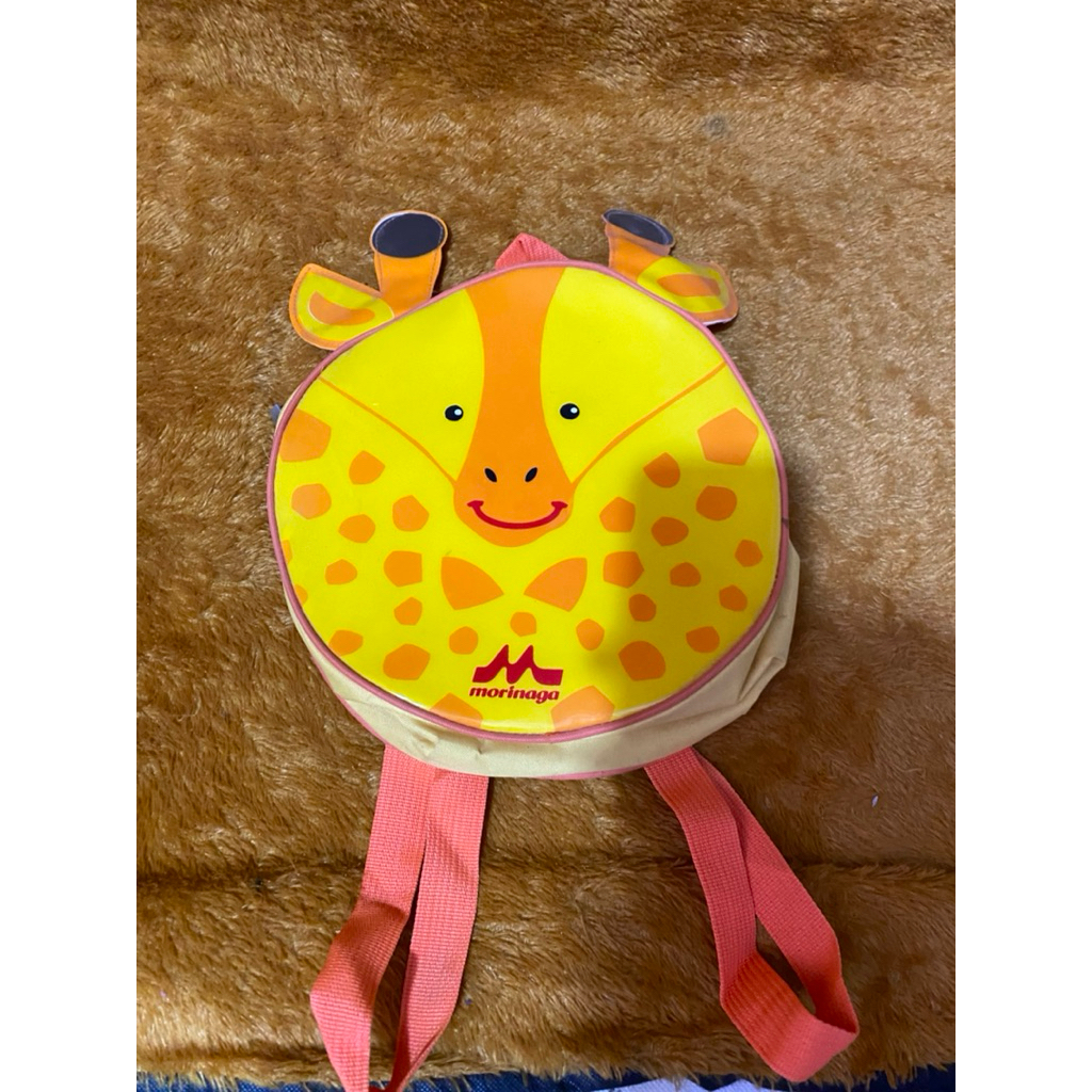 PL Tas Ransel Anak-anak Morinaga Jerapah Kuning Usia Mulai 3 tahun