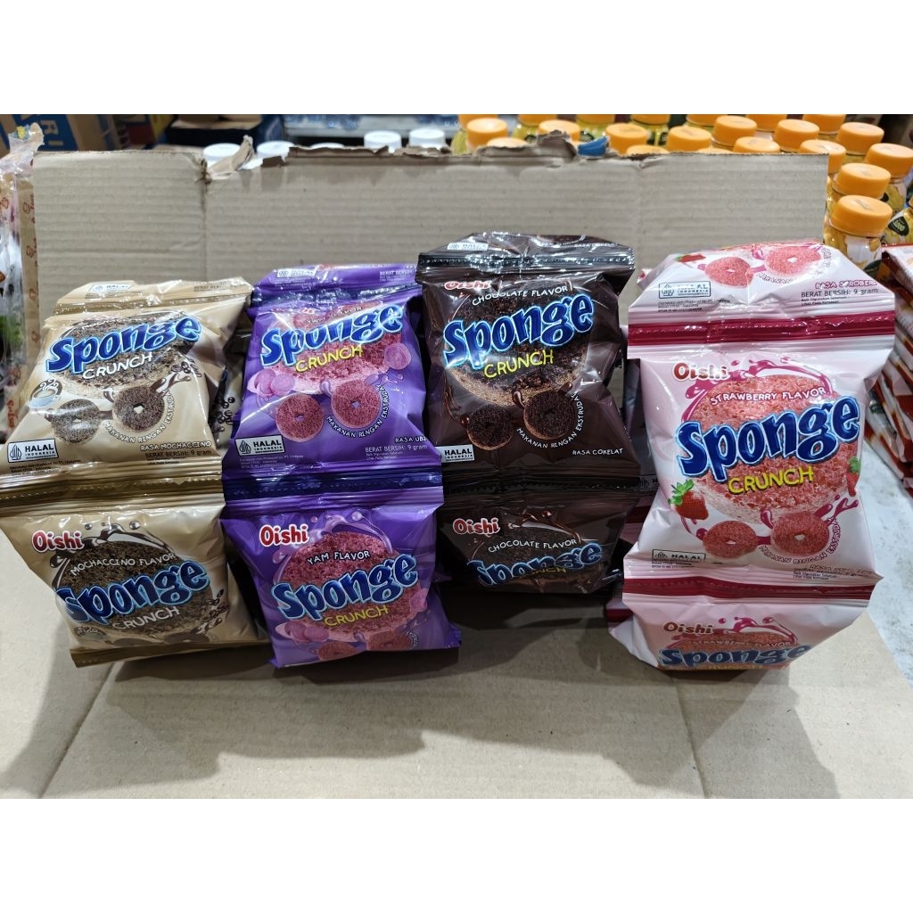 OISHI SPONGE RENCENG (10pcs @9gr)