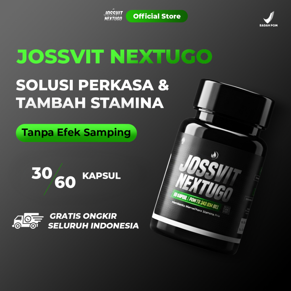 JossVIT Nextugo - Original 30 & 60 Kapsul BPOM - Privasi Bisa COD