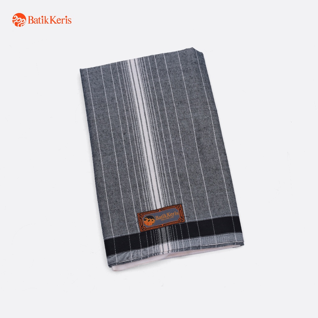 Batik Keris Sarung Dewasa Tenun Motif Classic Polos + Box - Cream