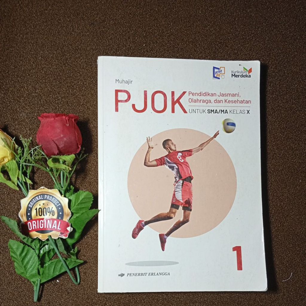 PJOK Kelas 10 Kurikulum Merdeka Erlangga Bekas Original