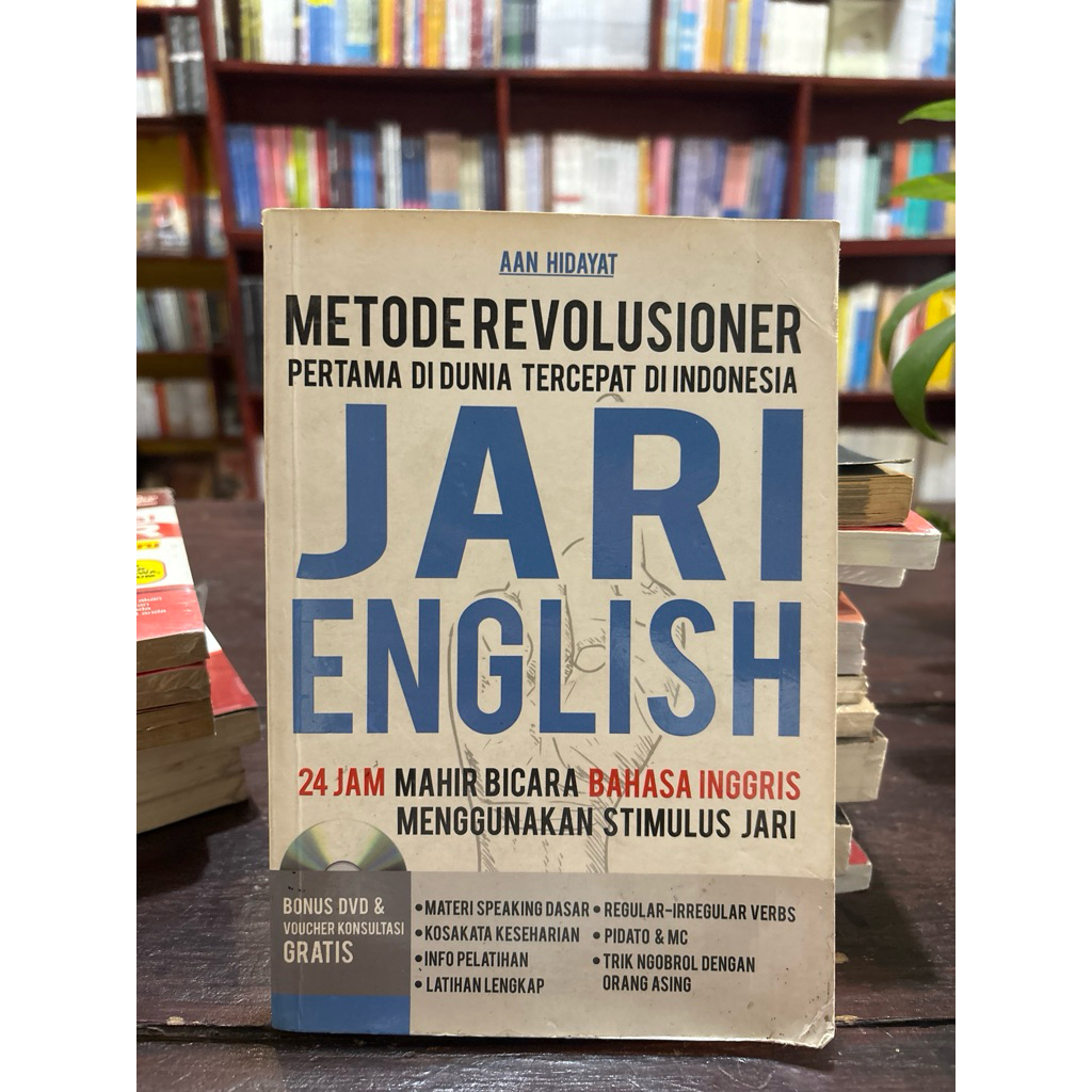 Jari English 24 Jam Mahir Bicara Bahasa inggris Menggunakan Stimulus Jari - Buku Bahasa dan Kamus