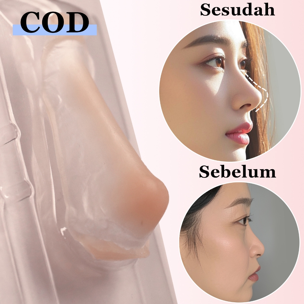 Cosplay Anime Hidung Palsu Silikon Tempel Alat Pemancung Hidung Mancung Instan Nose Up 3D SFX Makeup