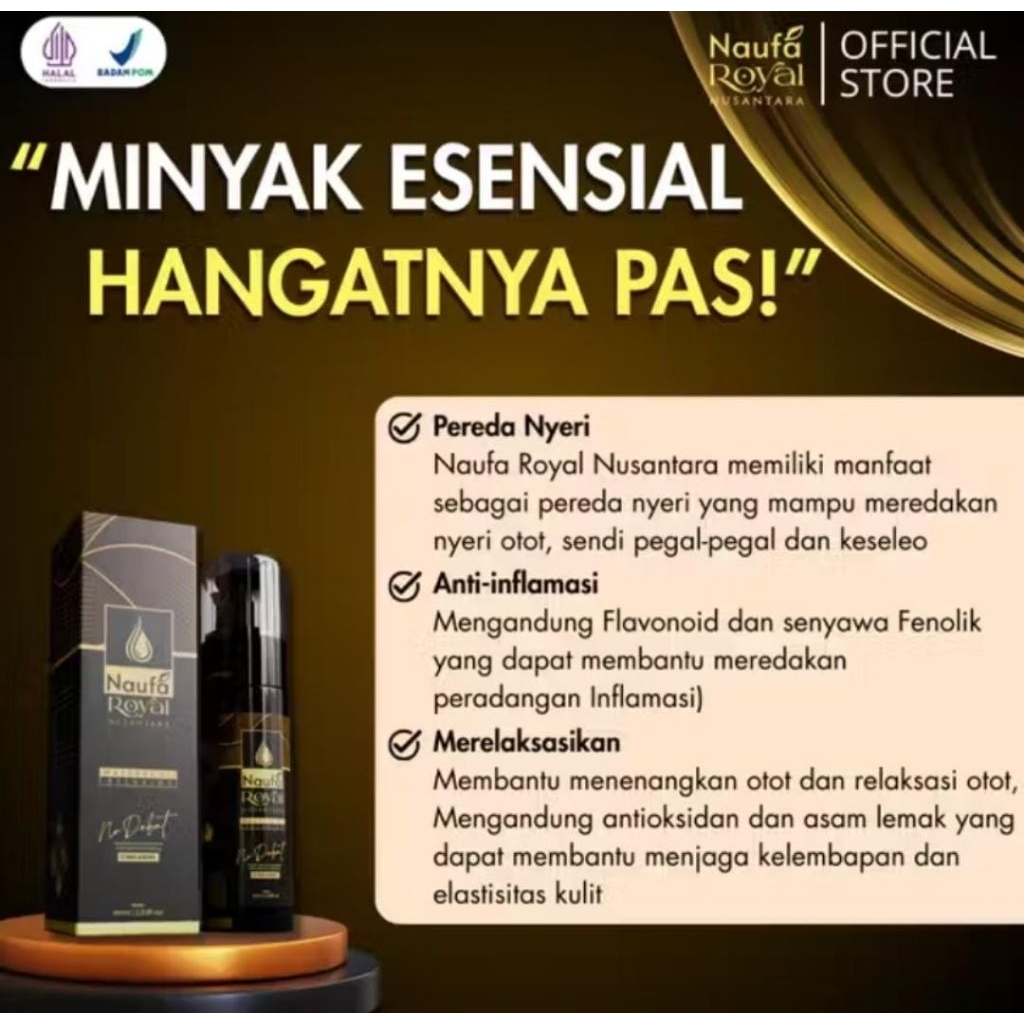 Naufa Royal Nusantara Massage Relaxing Oil