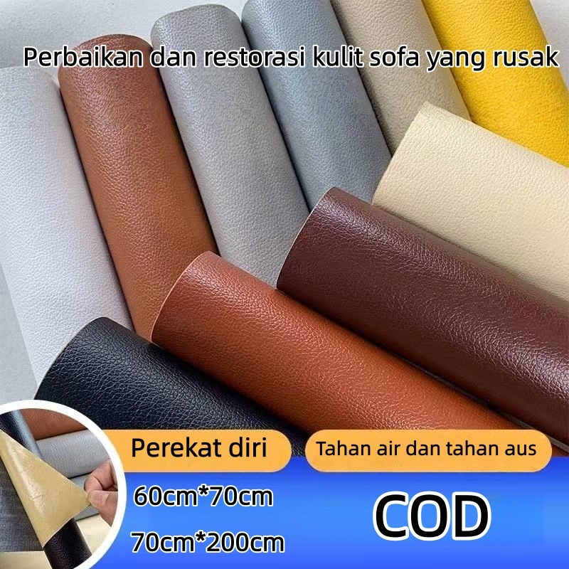 Stiker Sofa DIY untuk Memperbaiki Lubang dan Rusak Tas Sofa Kulit Pelapis Stiker Sofa Tempat Duduk S