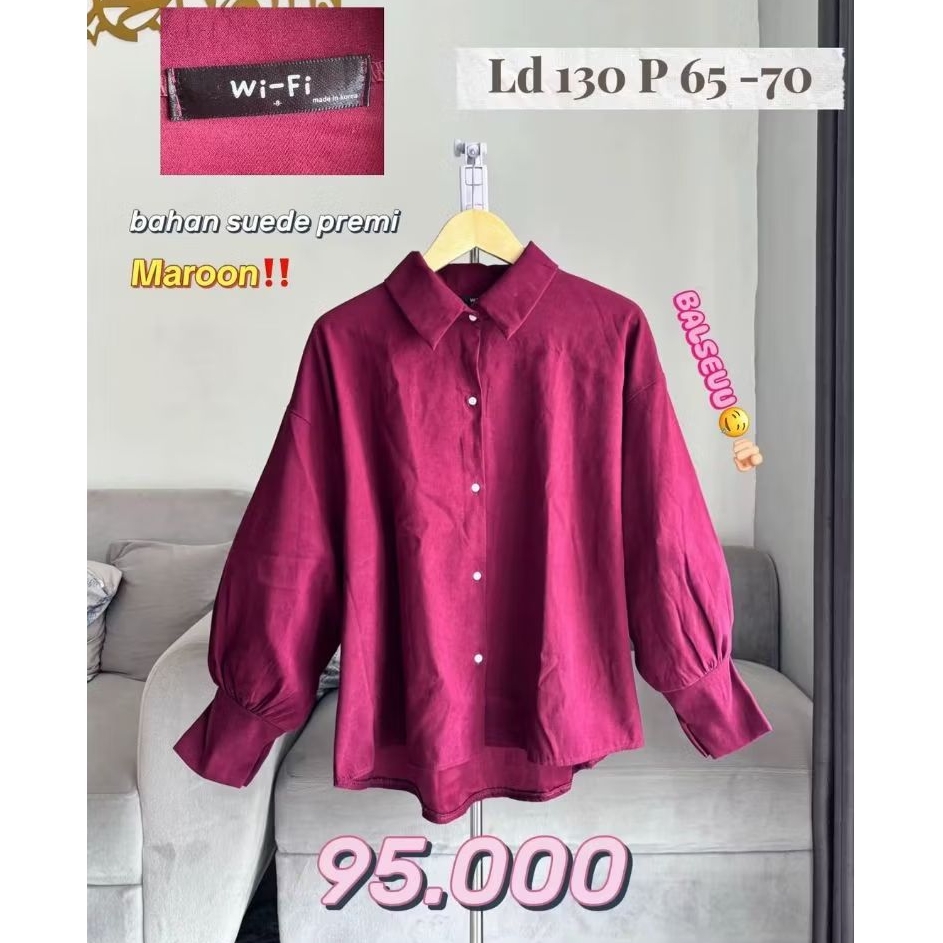 atasan kemeja dan blouse wanita uniqlo h&M ATG premium