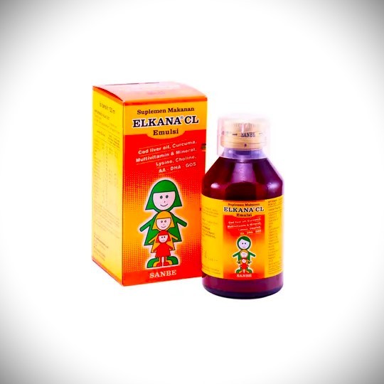 Elkana CL Emulsion 120 ml - Vitamin & Suplemen