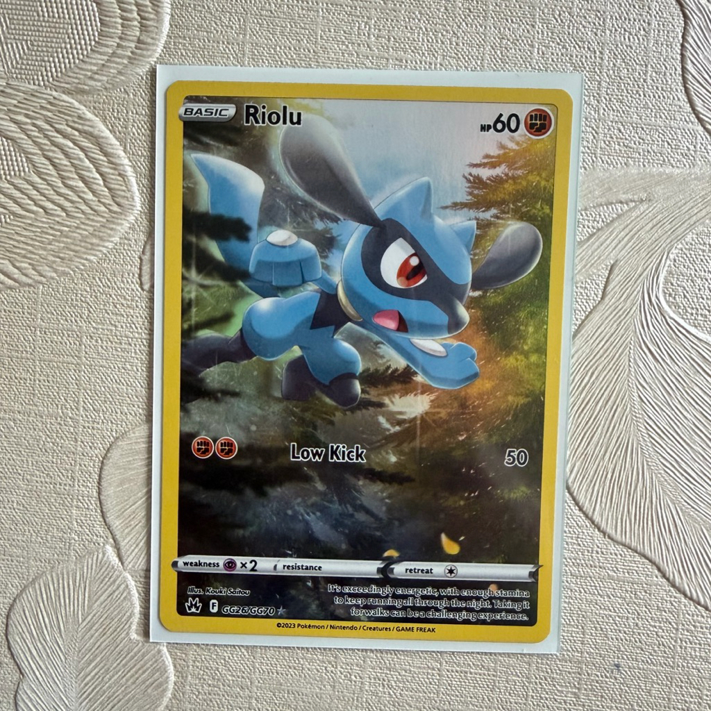 Pokemon Card English Riolu GG26/GG70