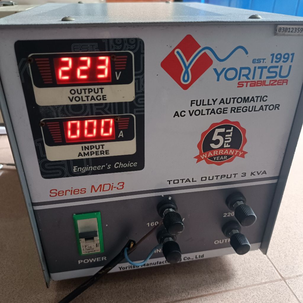 STABILIZER YORITSU 3000 WATT GRES