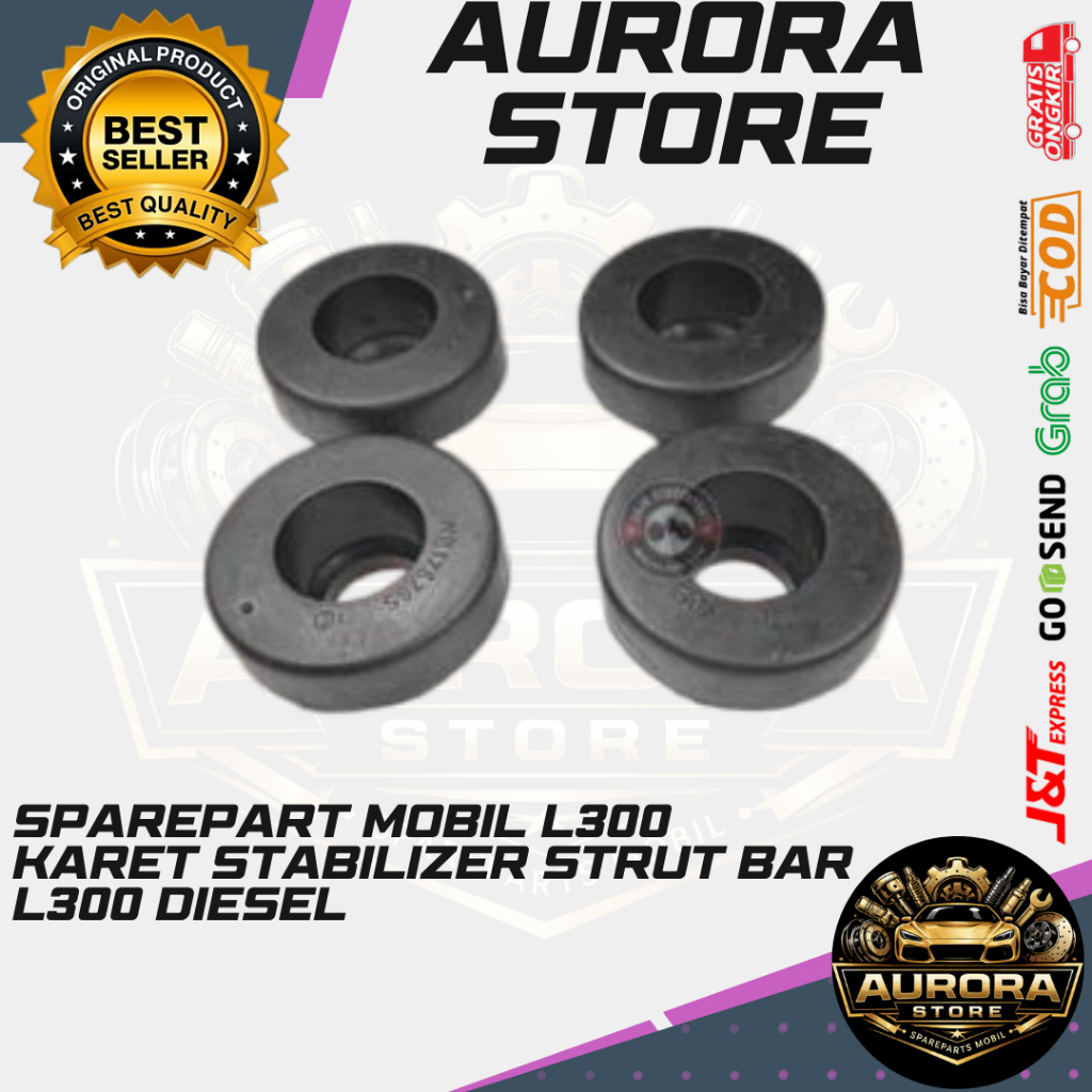 SPAREPART MOBIL L300 KARET STABILIZER STRUT BAR L300 DIESEL