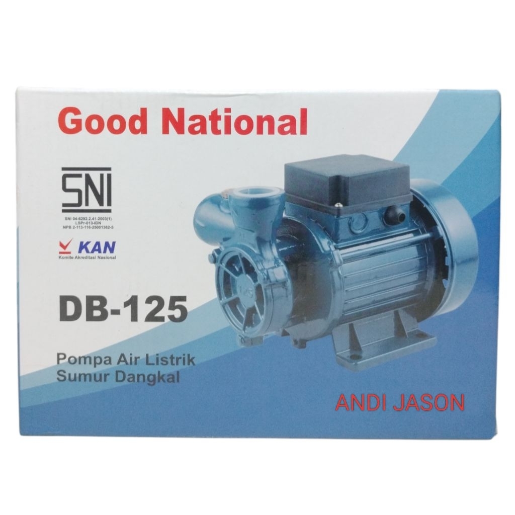 POMPA AIR NATIONAL 125W MESIN AIR DAB NATIONAL DB-125 NASIONAL