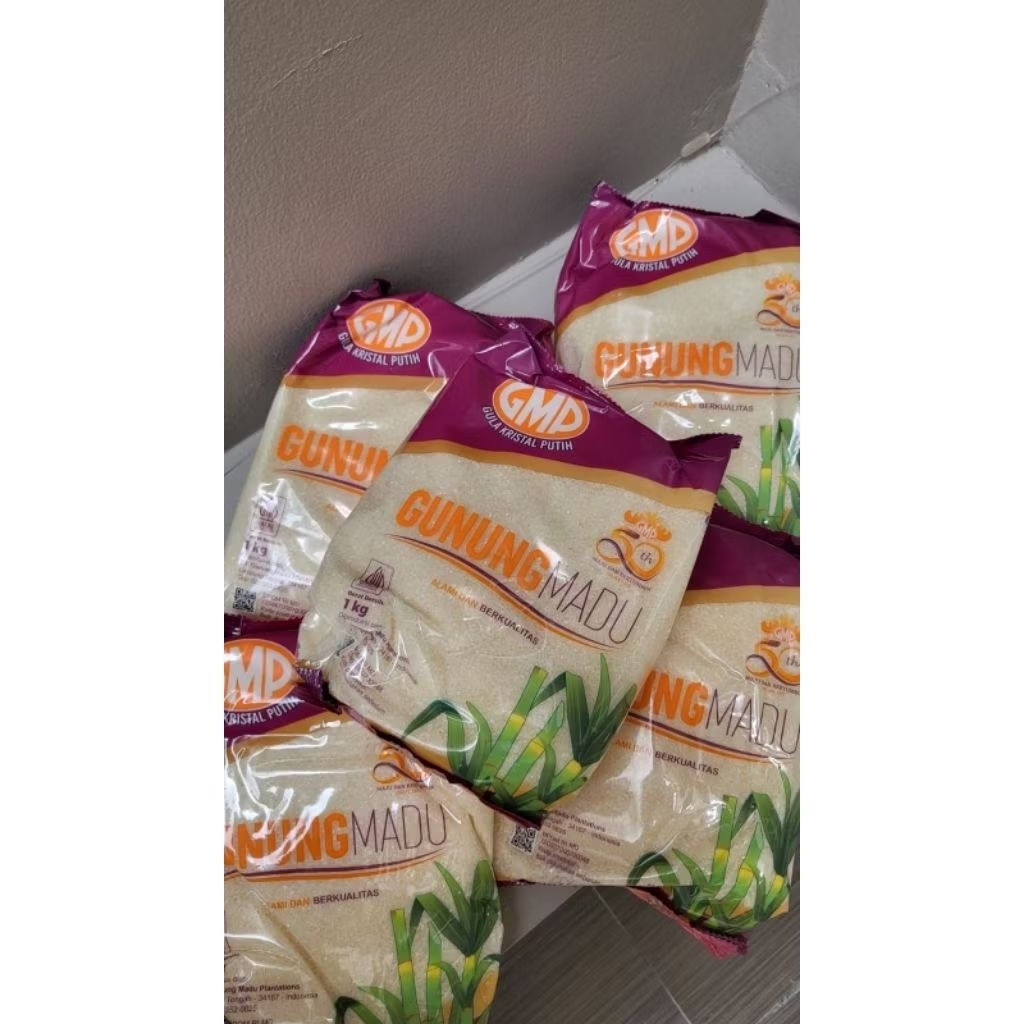 Gula Gunung Madu 1kg Gula GMP | Gula Kristal | Gula Kristal Putih | Gula Putih | Gula Serbaguna