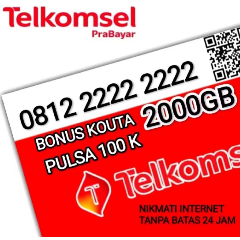 kartu perdana my Telkomsel dengan nomor pilihan bonus kuota internet 24jam