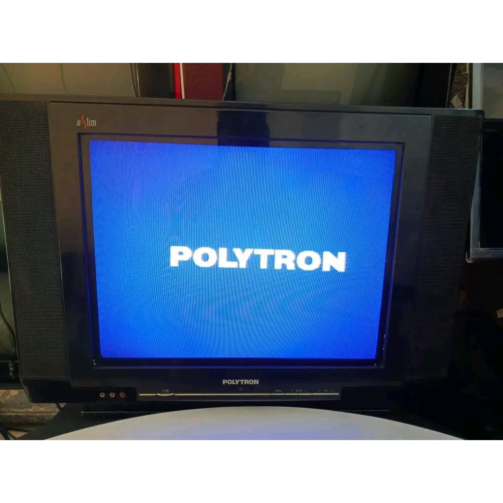 TV TABUNG 21 INC SECOND FULL SET DENGAN REMOT DAN PACKING KAYU