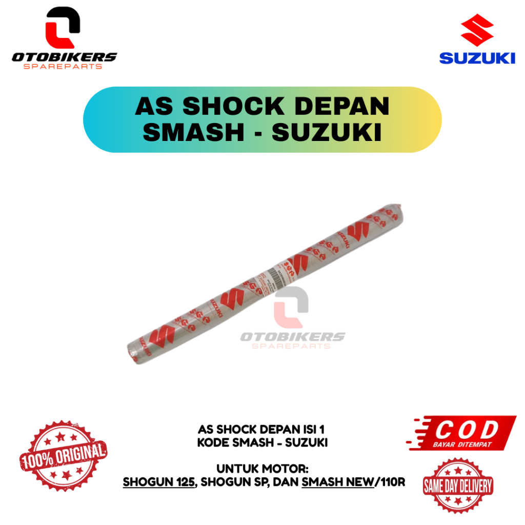AS SHOCK Depan SUZUKI SMASH  isi 1pcs ORI Shogun 125, Shogun SP, Smash New/110R