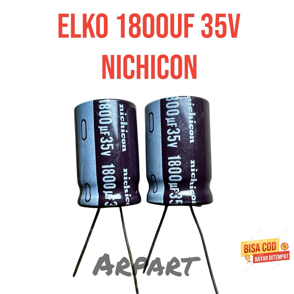 elko 1800uf 35v nichicon 16x26