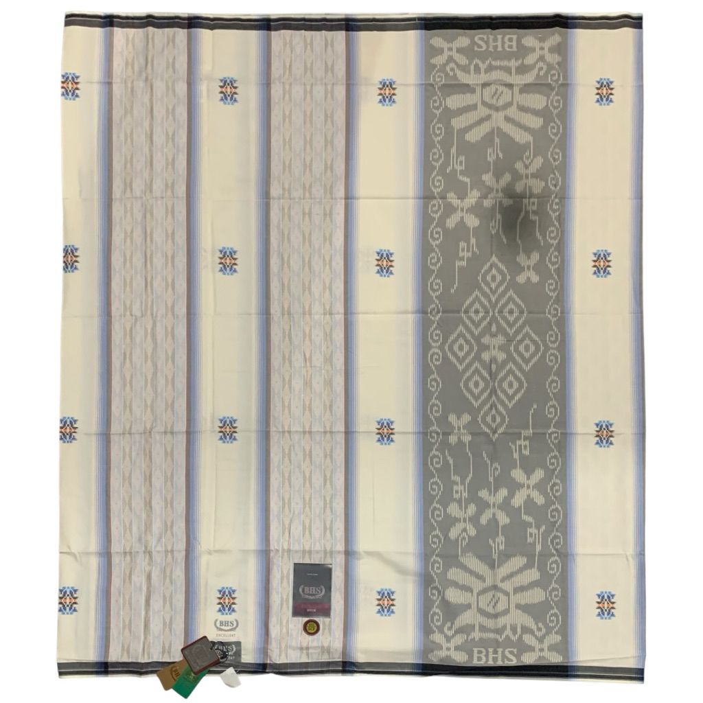 Sarung BHS Excellent Silver Motif E52 SCF Putih