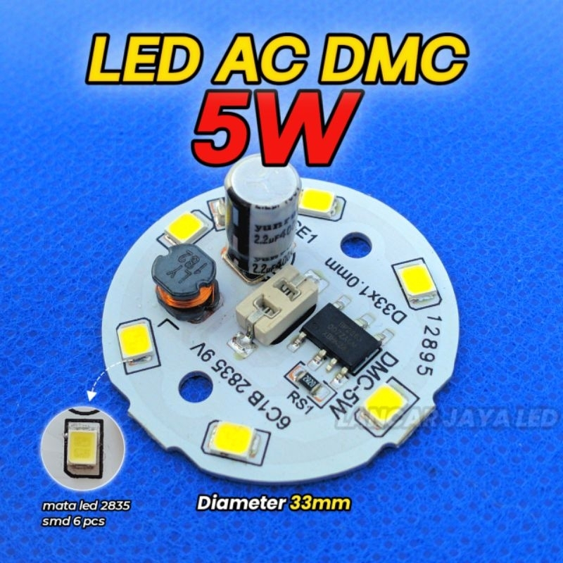 PCB LED AC ( DMC ) LENGKAP 5-50WATT