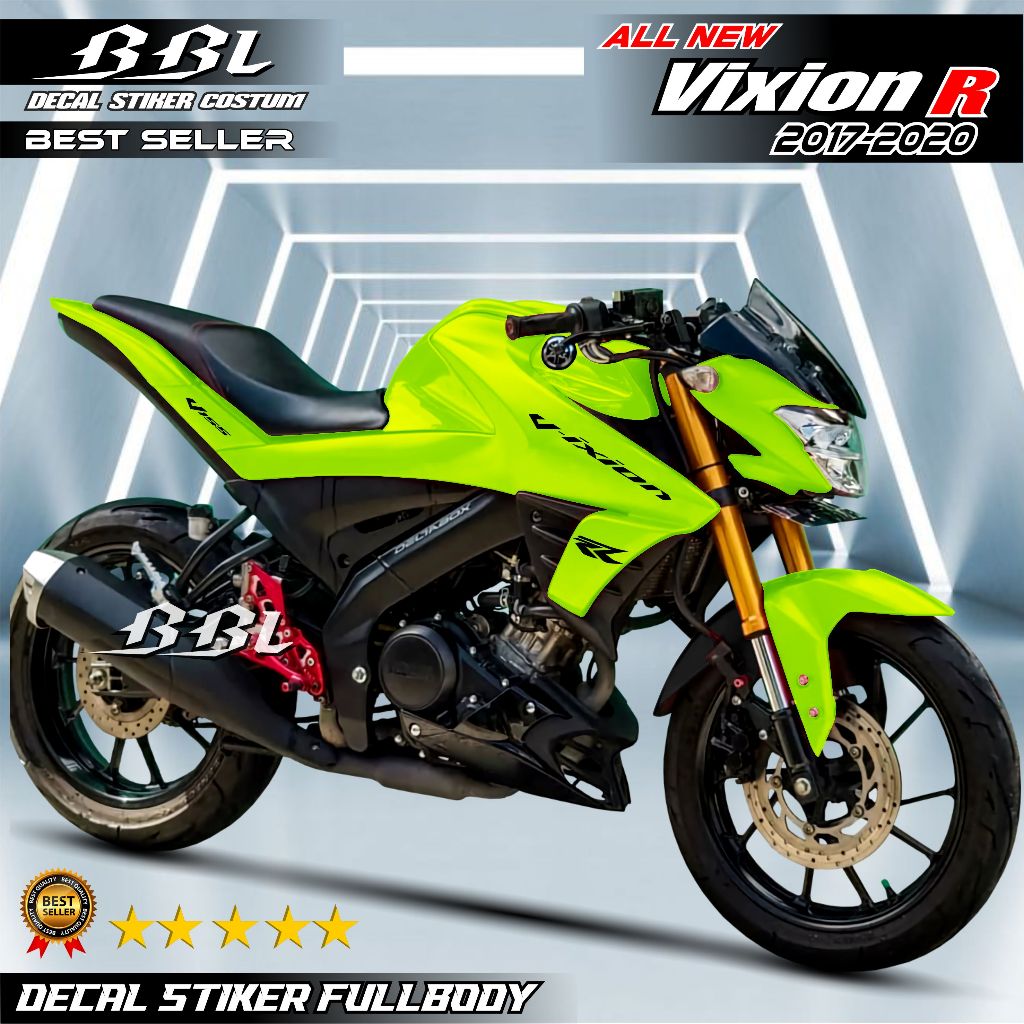 BISA COD Decal Variasi All New Vixion 155 Stiker Decal Vixion R 155 Full Body Desain Polos Terbaru