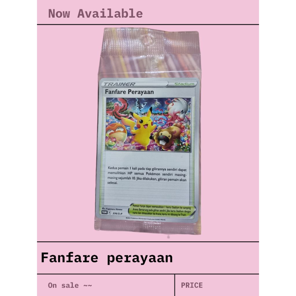 Fanfare perayaan sealed