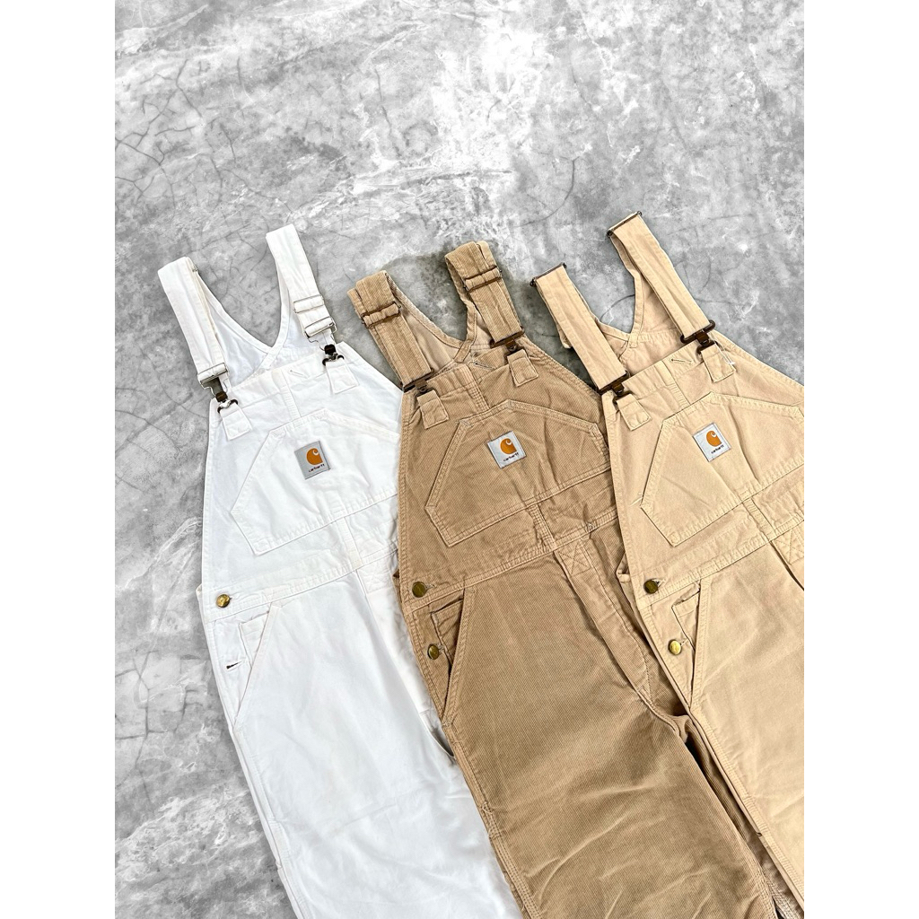 Carhartt Overall Brown & White