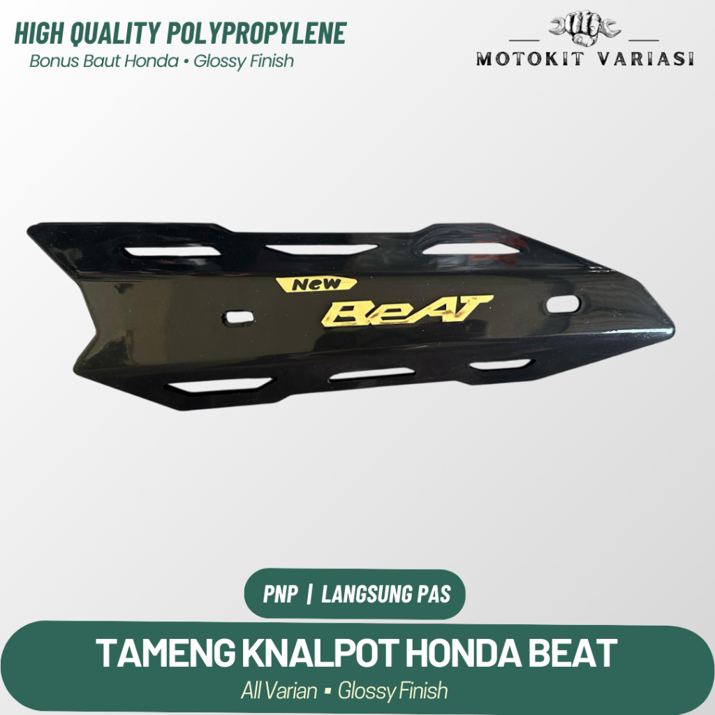 COVER TAMENG TUTUP KNALPOT BEAT UNIVERSAL KARBU FI BEAT ESP VARIASI MODIF