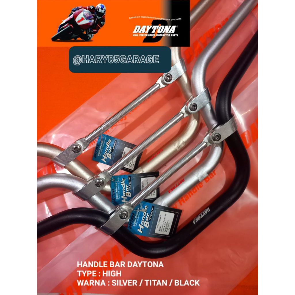 STANG STIR DAYTONA ALUMINIUM ALOY HANDLE BAR HIGH ORIGINAL