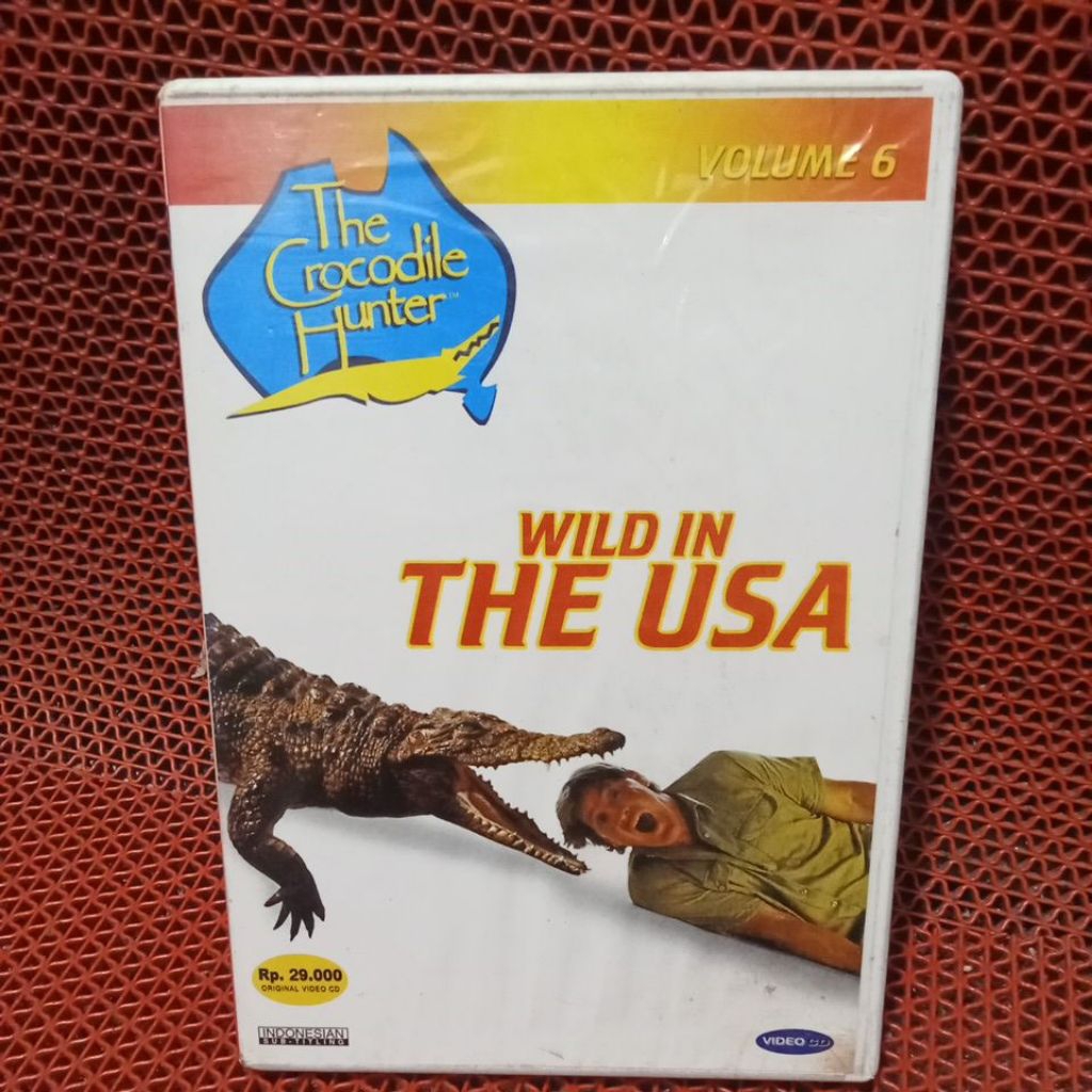VCD ANIMAL PLANET THE CROCODILE HUNTER BARU DAN 100% ORIGINAL