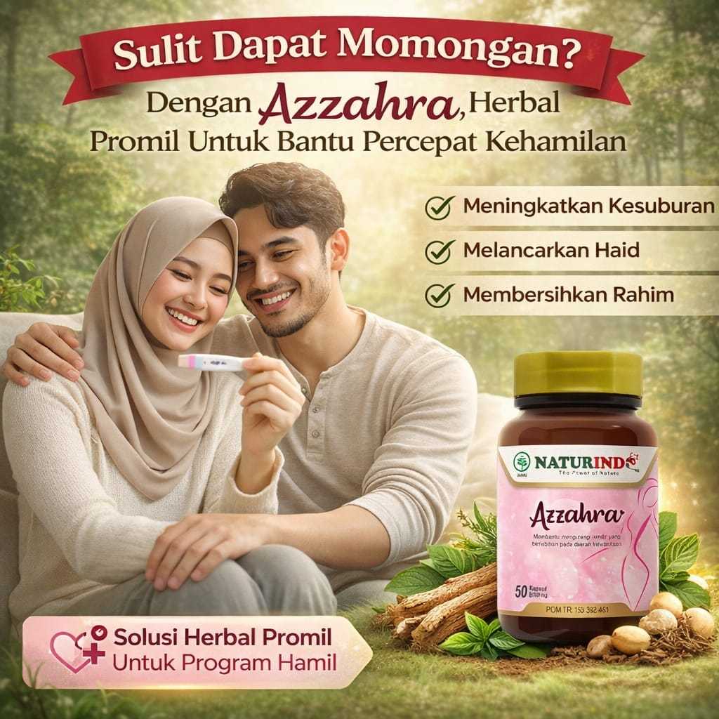 Obat Herbal Promil Untuk Bantu Percepat Kehamilan Membersihkan Rahim Jamu Azzahra Naturindo