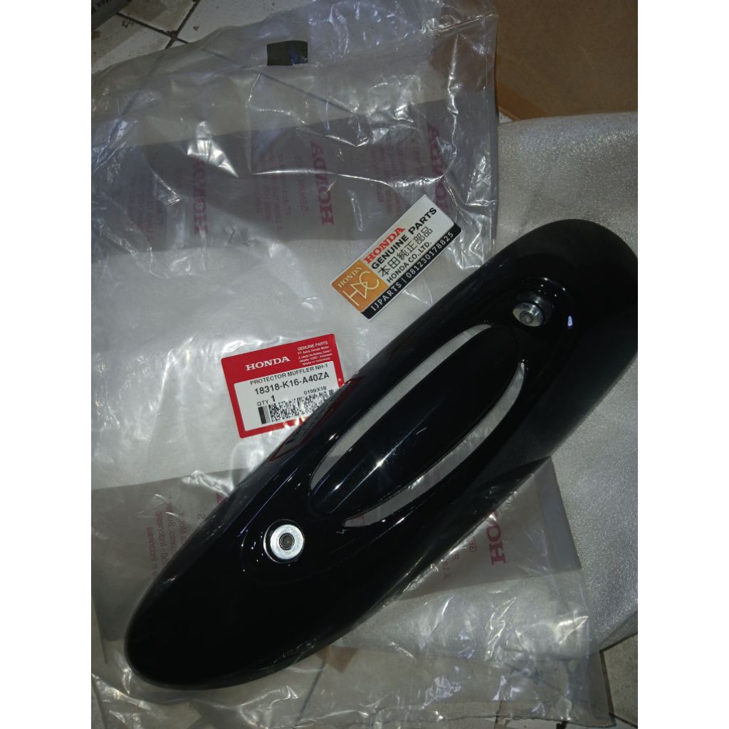 COVER TUTUP KNALPOT SCOOPY ORIGINAL AHM