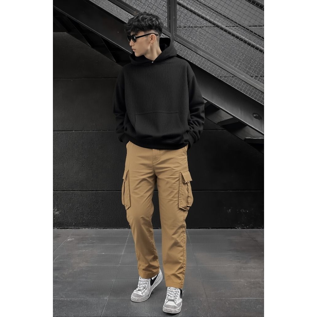 Hoodie Oversize Aeropostale Black