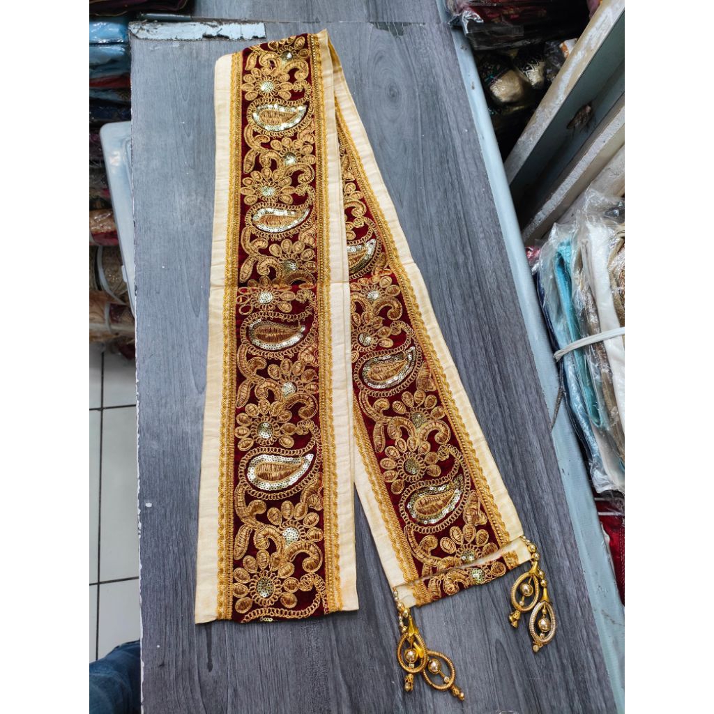 Syal Selendang Kurta Sherwani Baju India Pria Kabir Khan Kostum Jodha Akbar Pesta Pengantin Pernikah