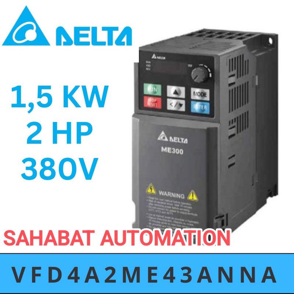 Inverter Delta ME300 1,5kw 1,5 kw 3Phase 380V Delta VFD4A2ME43ANNAA Inverter VFD Delta 2HP 2 HP Inve