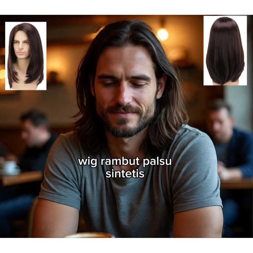 wig/pria/panjang/gondrong