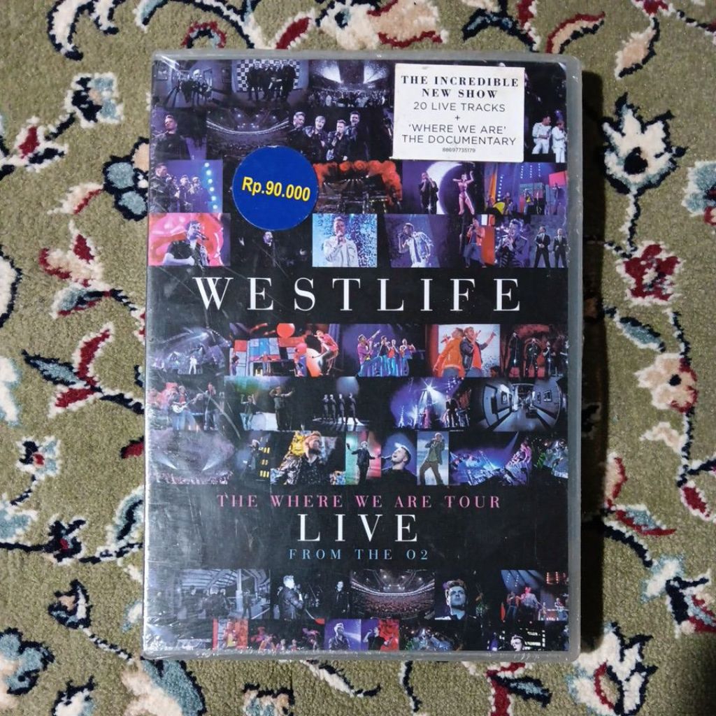 DVD WESTLIFE - The Where We Are Tour Live From The O2 (SEGEL)
