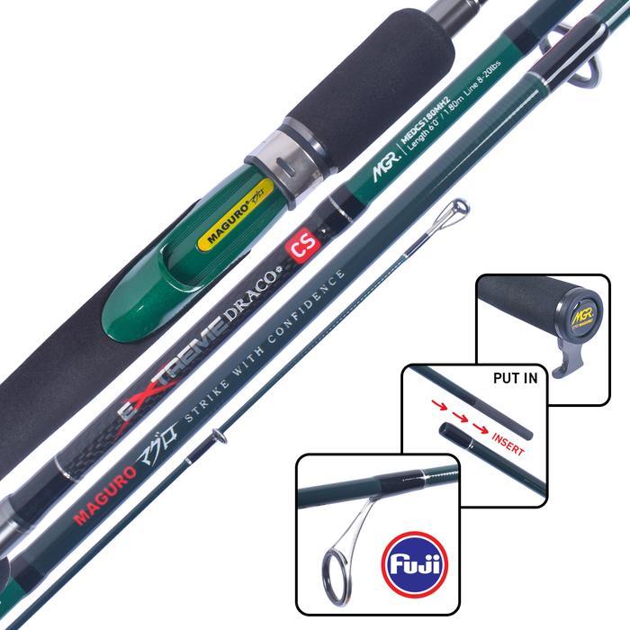 Joran Maguro EXTREME DRACO CS 165 180 | Full Fuji  | Galatama Spinning