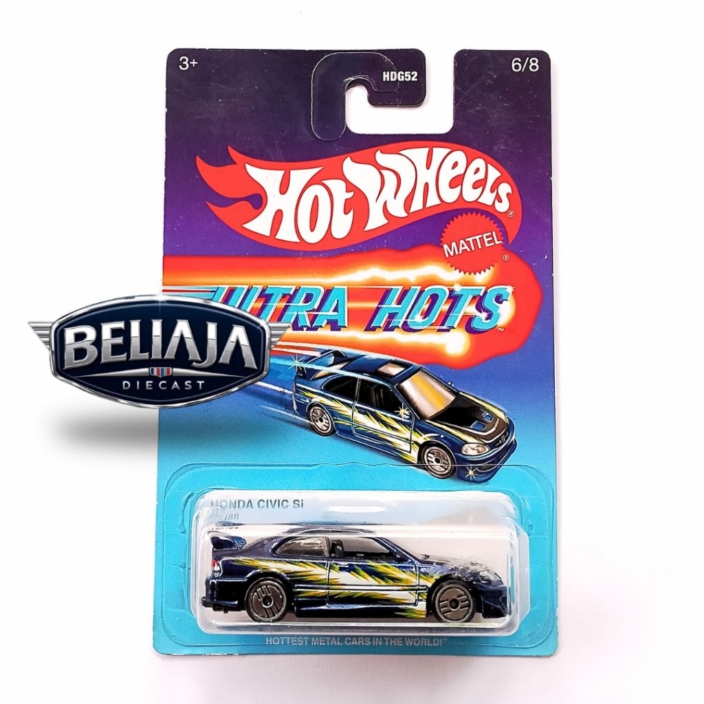 HOT WHEELS HONDA CIVIC SI BLUE ULTRA HOTS