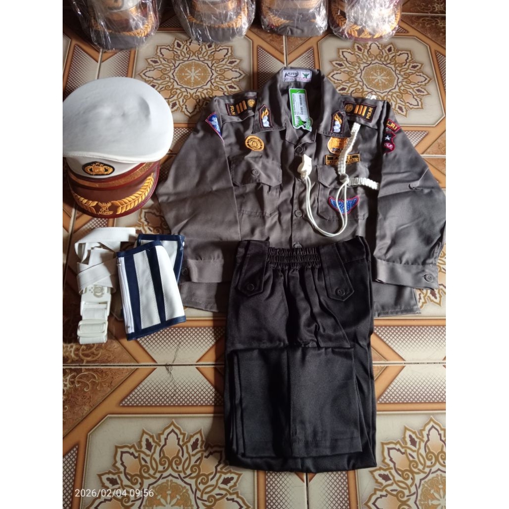 Baju Seragam sekolah polisi anak merk KIJANG