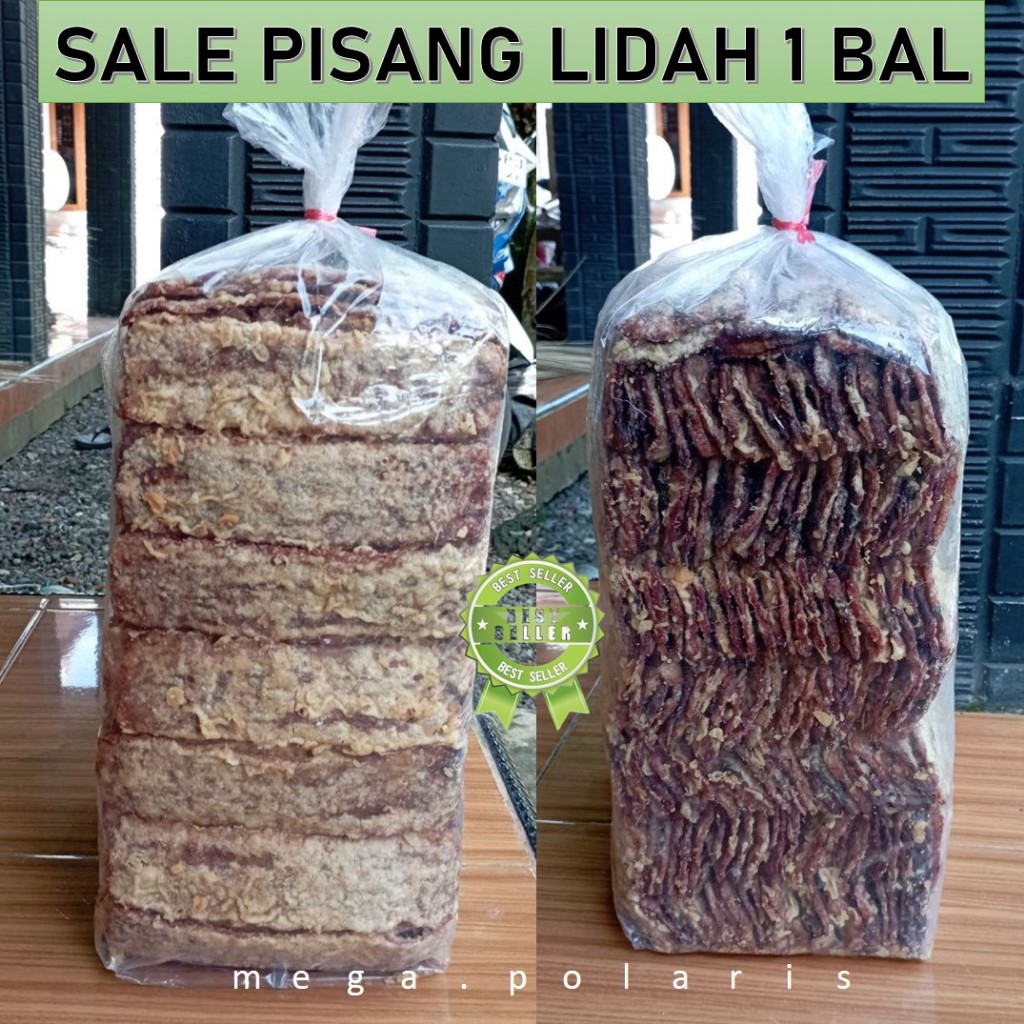 Sale Pisang Manis, Pisang Saleh Lidah 1 Bal Asli Kebumen