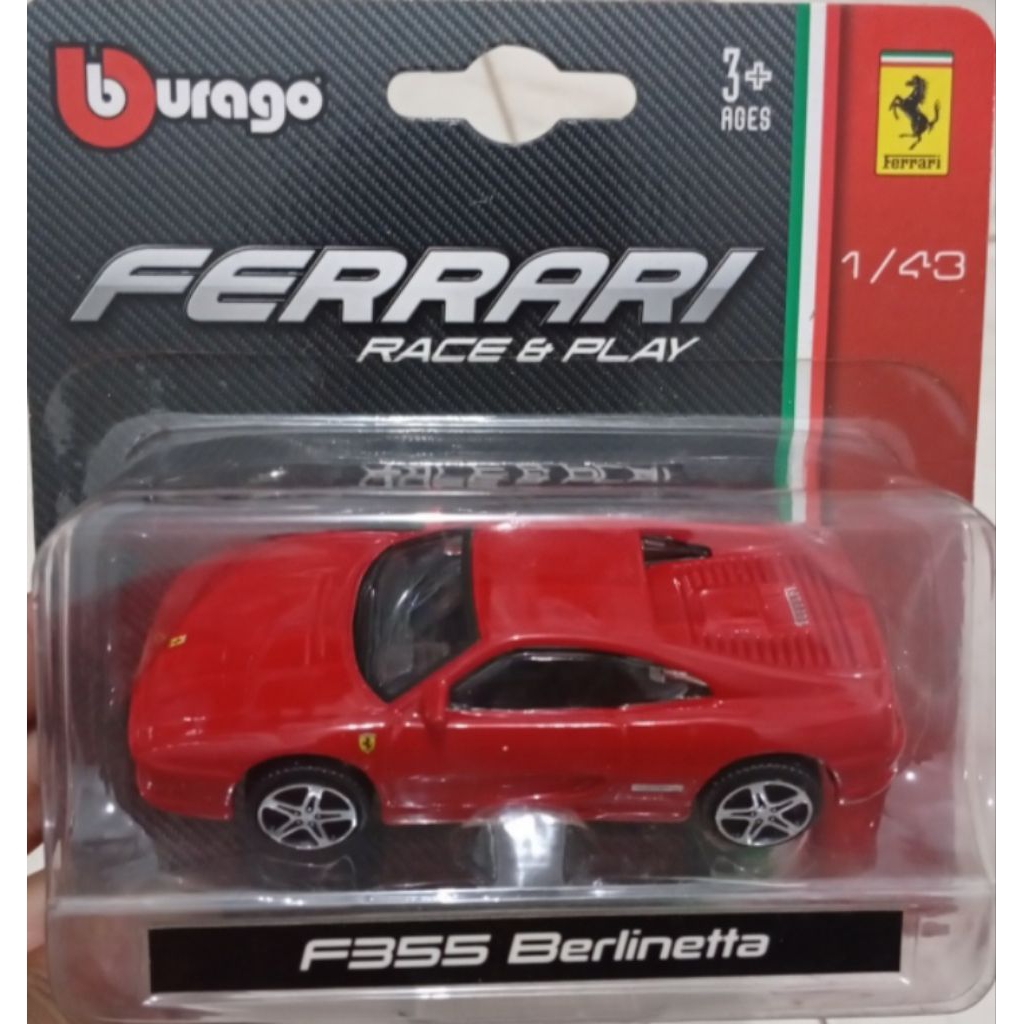 diecast burago ferrari 1/43 F355 berlinetta