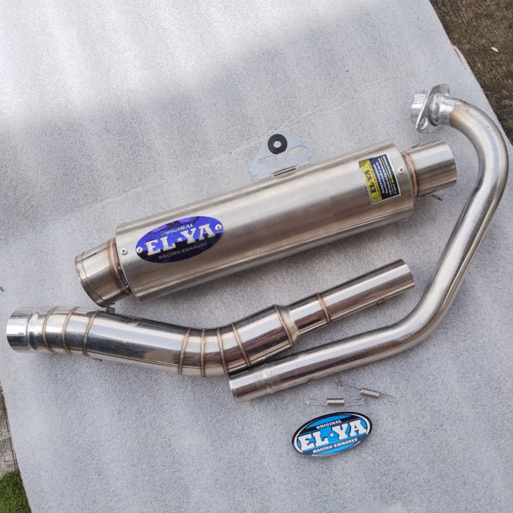 KNALPOT RACING ELYA ORIGINAL R9 TITAN PNP MOTOR SATRIA FU VIXION JUPITER MX SONIC MP GL CB