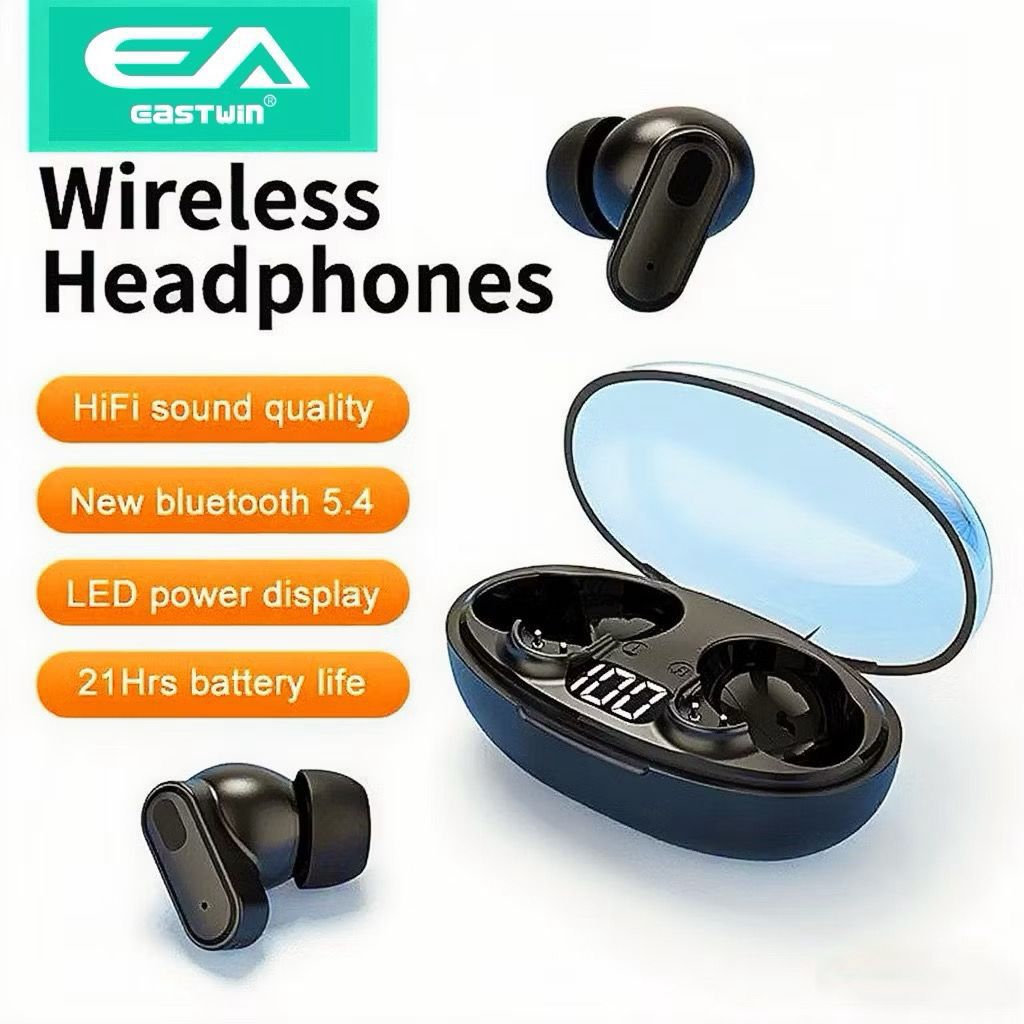 Earphone Headset Bluetooth TWS Super Bass S-460