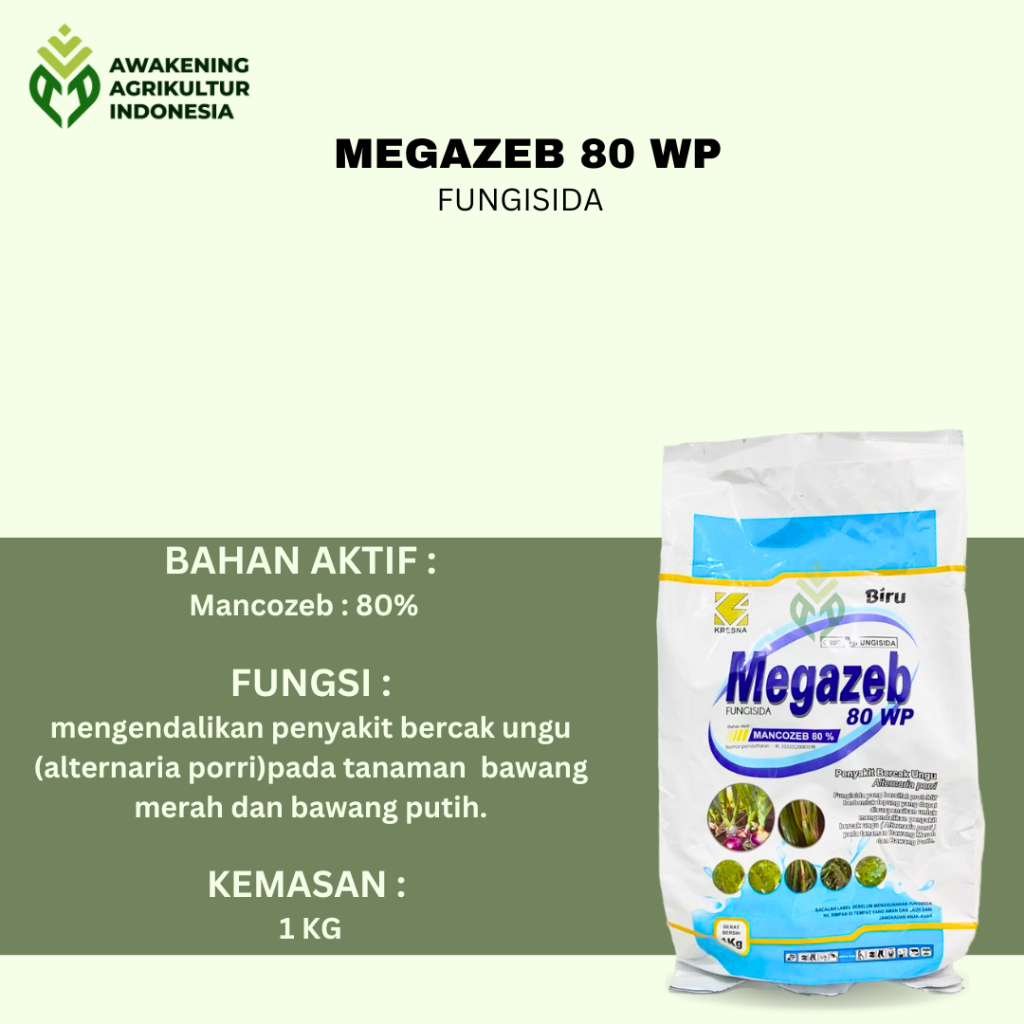 MEGAZEB 80 WP FUNGISIDA 1 KG