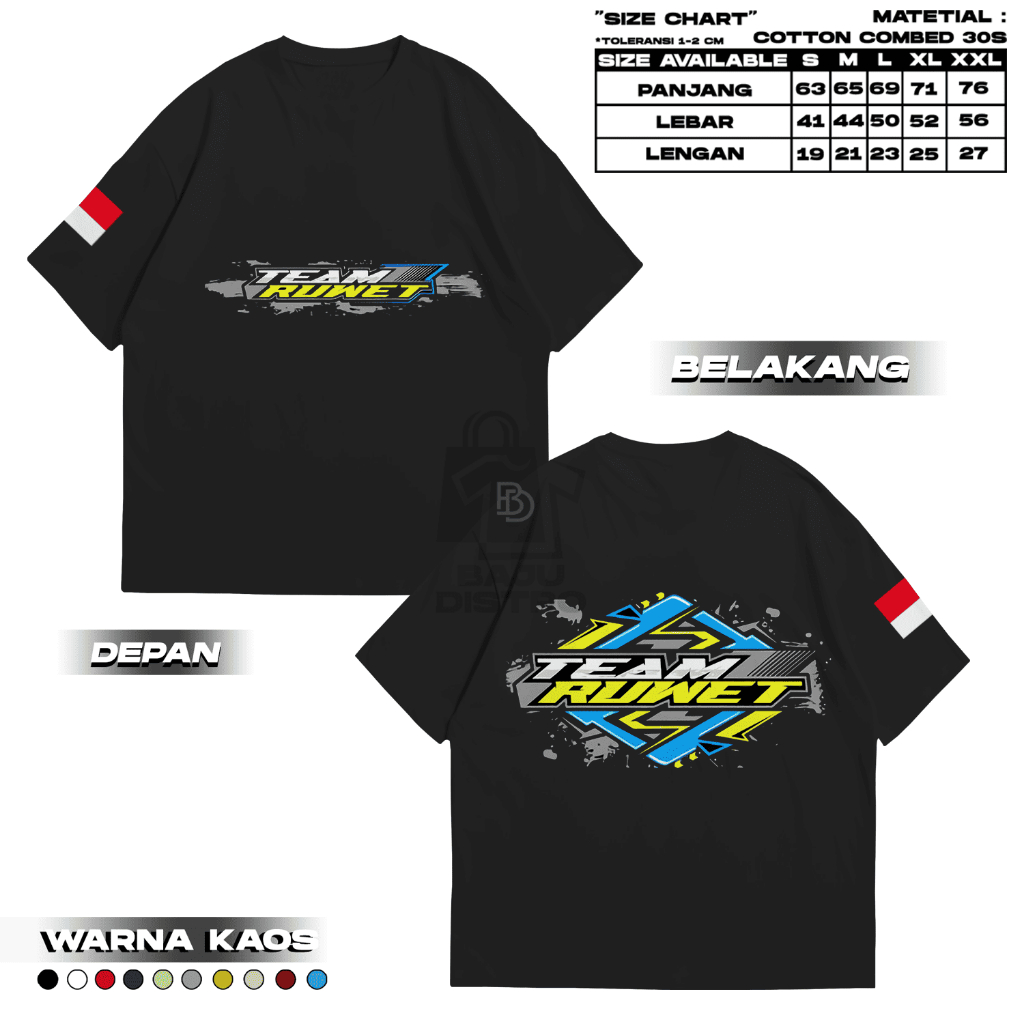 KAOS DISTRO TEAM RUWET - Kaos team ruwet - Baju Kaos Pria - Kaos Kece - Kaos Distro Pria - Kaos Prem
