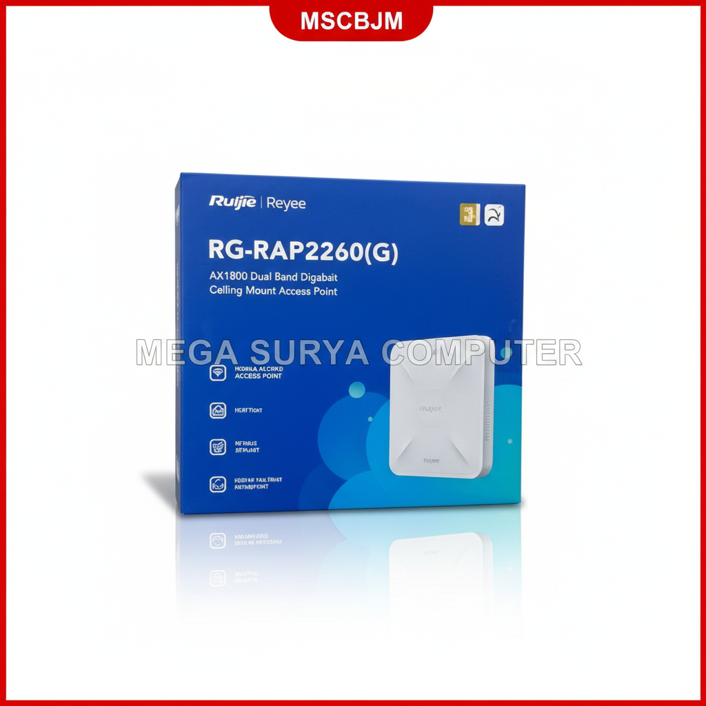 Ruijie RG-RAP2260 (G) Wi-Fi 6 RAP 2260 Dual Band Ceiling Mount Access