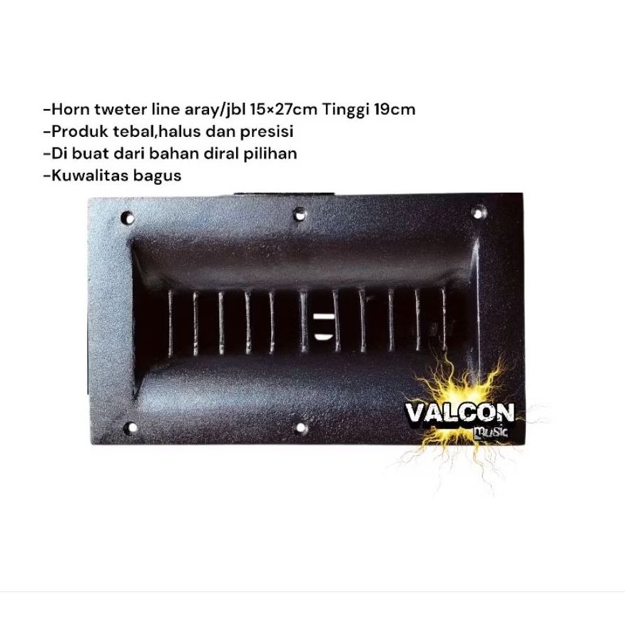 horn tweter,corong tweter line array/JBL sirip 15×27 bahan diral berkuwalitas