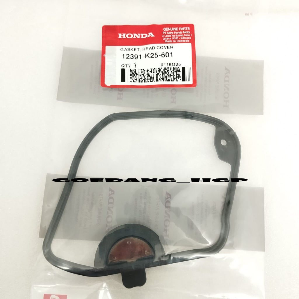 Gasket Head Cover Karet Head Beat FI  Vario FI  Scoopy FI ORI AHM 12391K25601