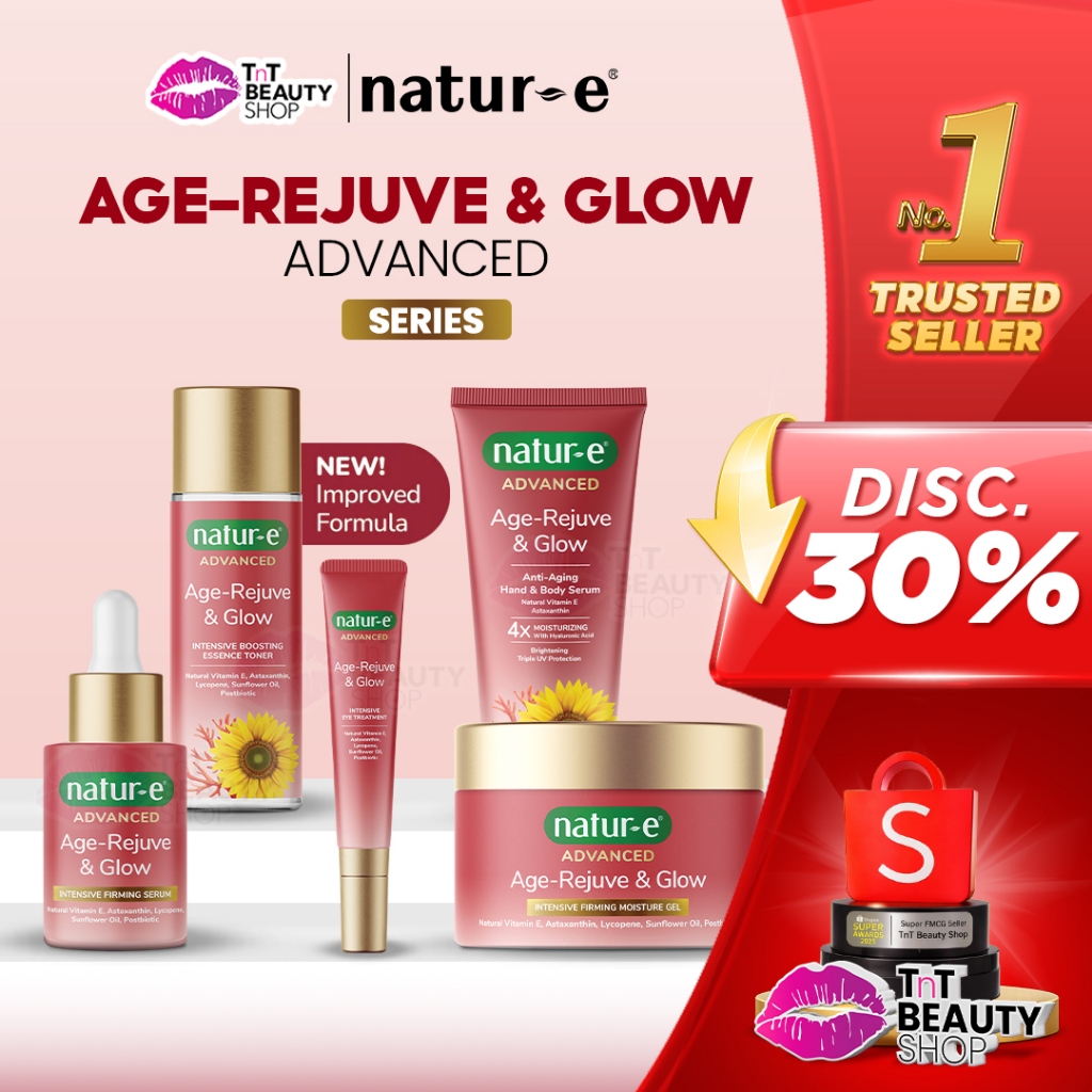 Natur-E Advanced Anti Aging SERIES  Face Wash Serum Day Night Cream Eye Cream | TnT Beauty Shop