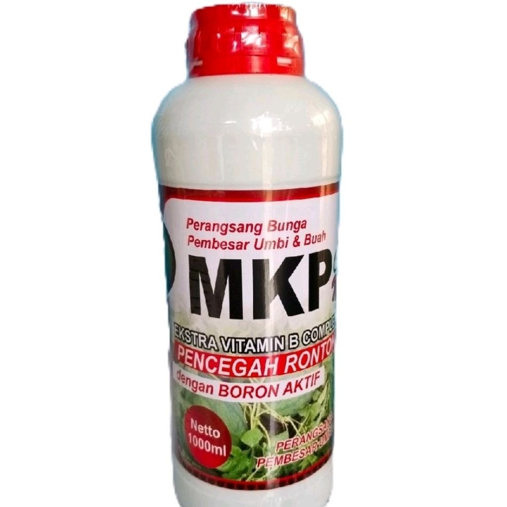 Gaza MKP 1 Liter Plus Vitamin B Complex & Boron aktif. Pupuk cair Kalium Phospat tinggi Merangsang p